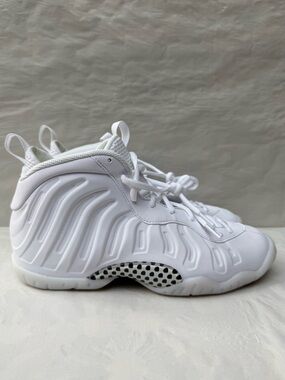 Nike - Kid’s Little Posite One GS “Triple White” - Size 6.5Y - NWT